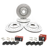 FOR HYUNDAI I30 N 2.0N 2017-2020 DRILLED FRONT REAR BRAKE DISCS BREMBO PADS