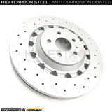FOR AUDI RS3 8V 17-20 FRONT REAR BRAKE DISCS BREMBO PADS 8V0615301R 370mm 310mm