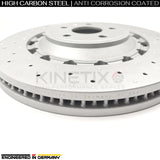 FOR AUDI RS3 8V 17-20 FRONT BRAKE DISCS TEXTAR PADS 370mm X 34mm 8V0615301R