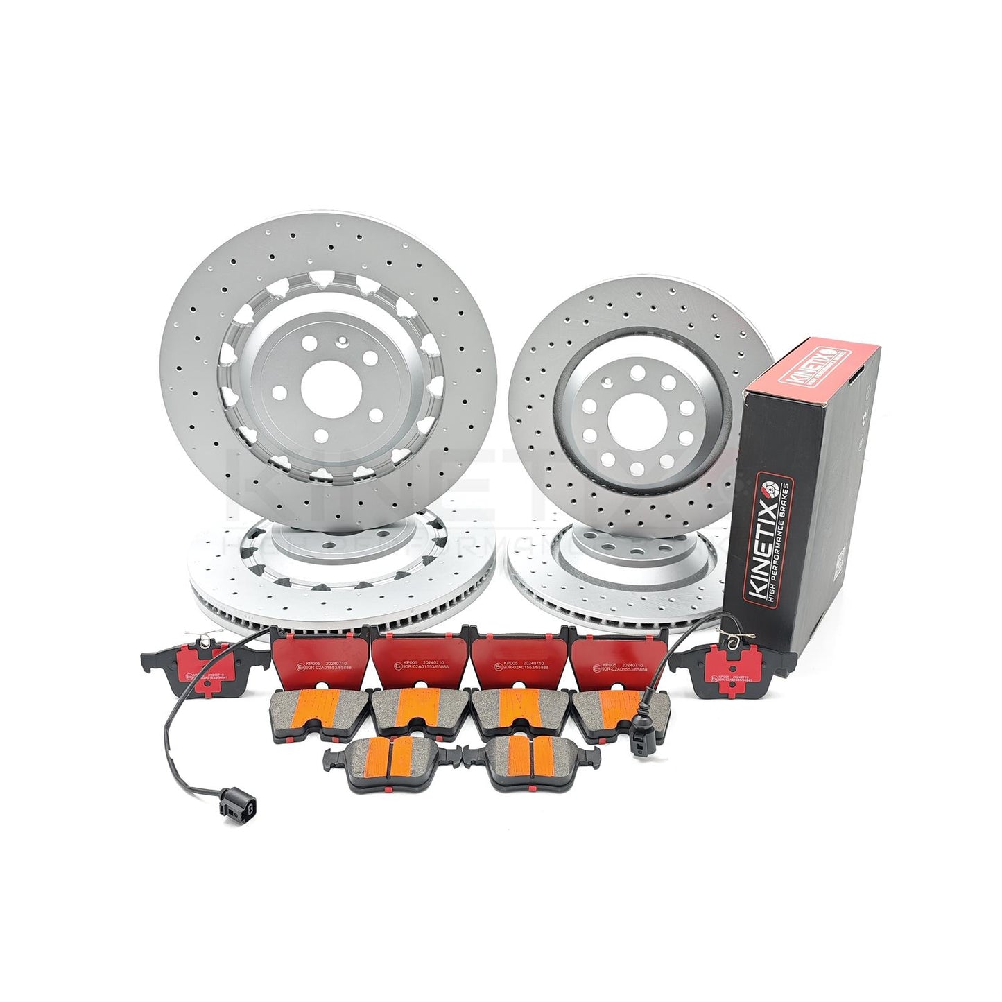 FOR AUDI RS3 8V 2017-2020 FRONT & REAR BRAKE DISCS PADS 8V0615301R 370mm 310mm