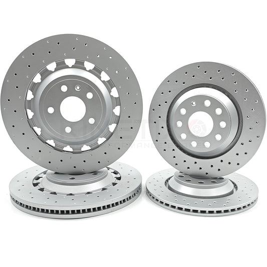 FOR AUDI RS3 8V 2017-2020 FRONT REAR BRAKE DISCS 8V0615301R 370mm 310mm