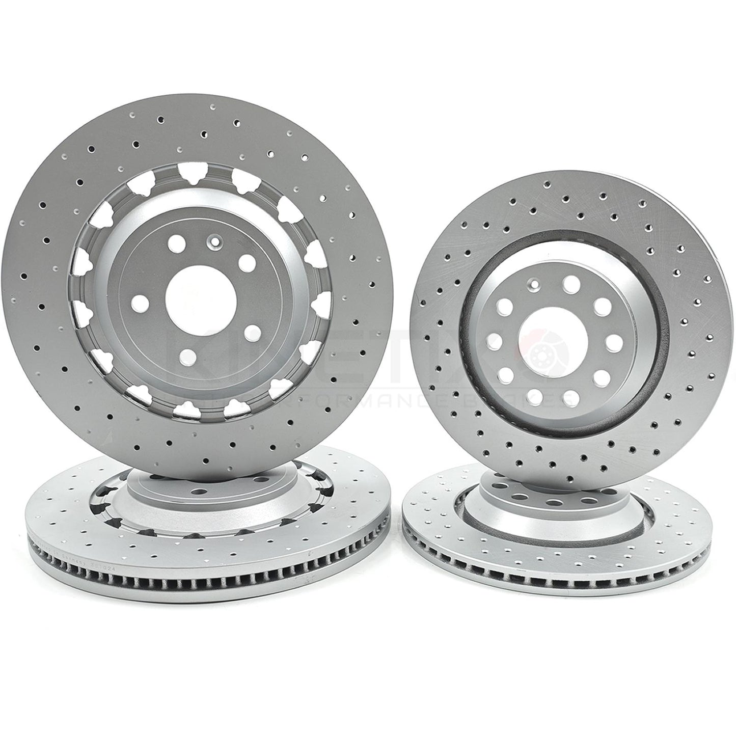 FOR AUDI RS3 8V 17-20 FRONT REAR BRAKE DISCS BREMBO PADS 8V0615301R 370mm 310mm