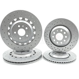 FOR AUDI RS3 8V 2017-2020 FRONT & REAR BRAKE DISCS PADS 8V0615301R 370mm 310mm