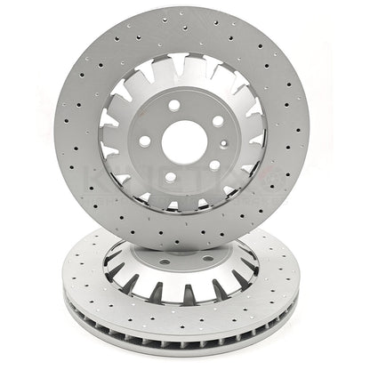 AUDI RS3 8V 17-2020 FRONT REAR BRAKE DISCS 8V0615301C 8V0615301S 370mm 310mm
