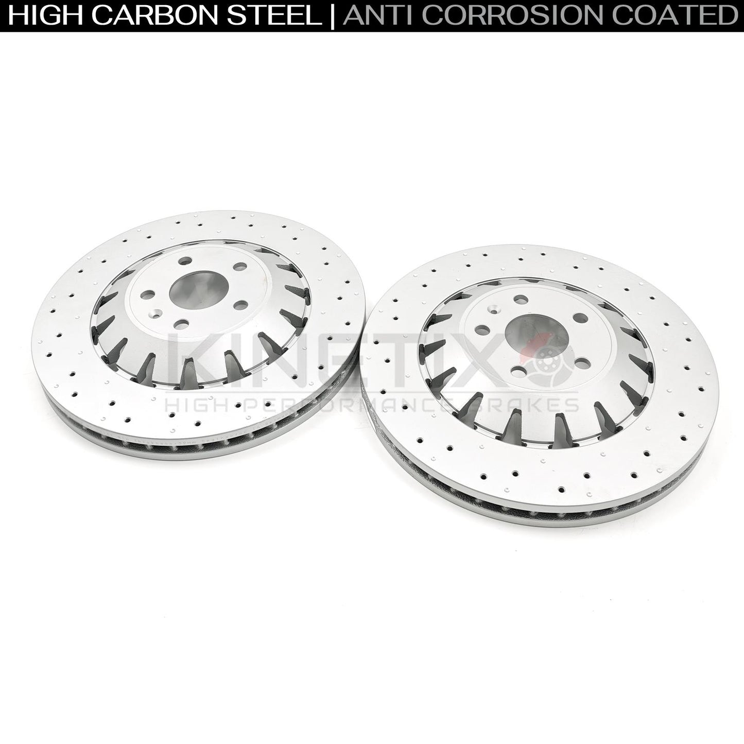 FOR AUDI RS3 8V 17-2020 FRONT BRAKE DISCS 370mm 8V0615301S 8V0615301C 8V0615301P