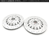 FOR AUDI RS3 8V 17-20 FRONT BRAKE DISCS TEXTAR PADS 370mm X 34mm 8V0615301S