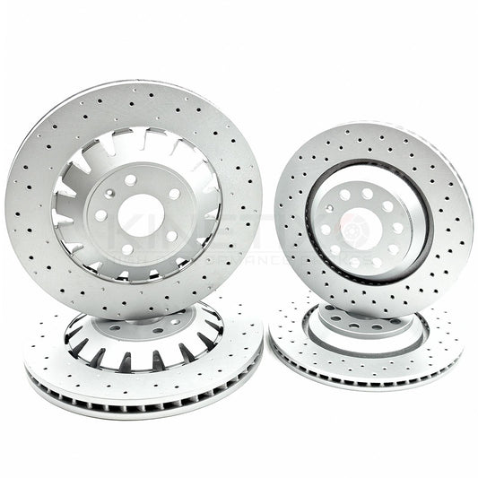 FOR AUDI RS3 8V 17-2020 FRONT REAR BRAKE DISCS 8V0615301C 8V0615301S 370mm 310mm