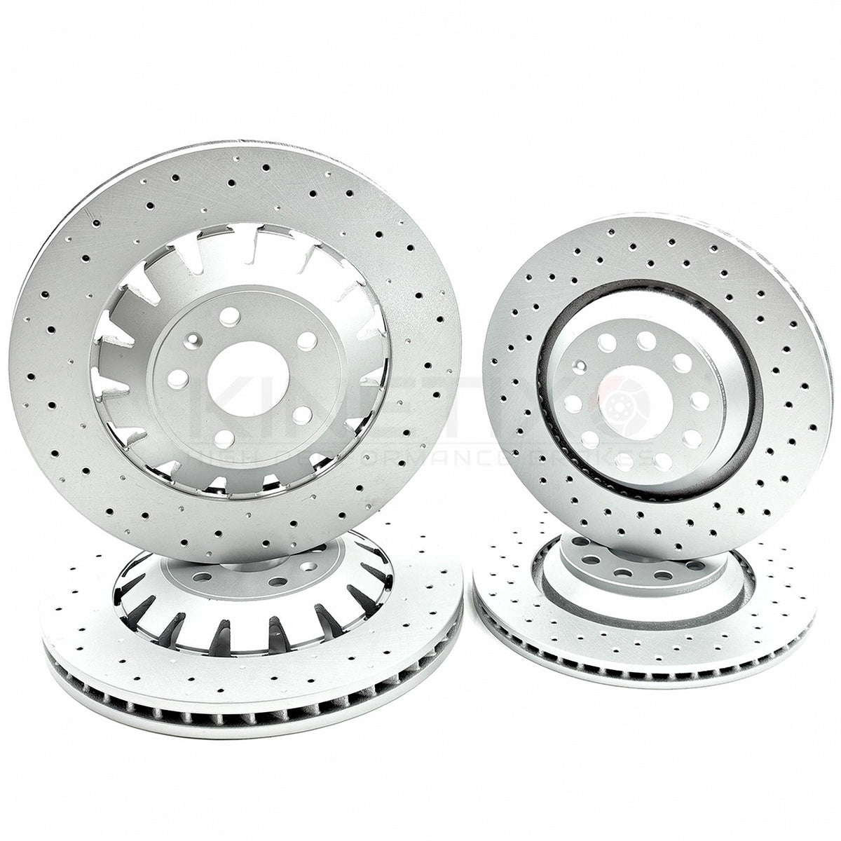 FOR AUDI RS3 8V 17-20 FRONT REAR BRAKE DISCS BREMBO PADS 8V0615301S 370mm 310mm