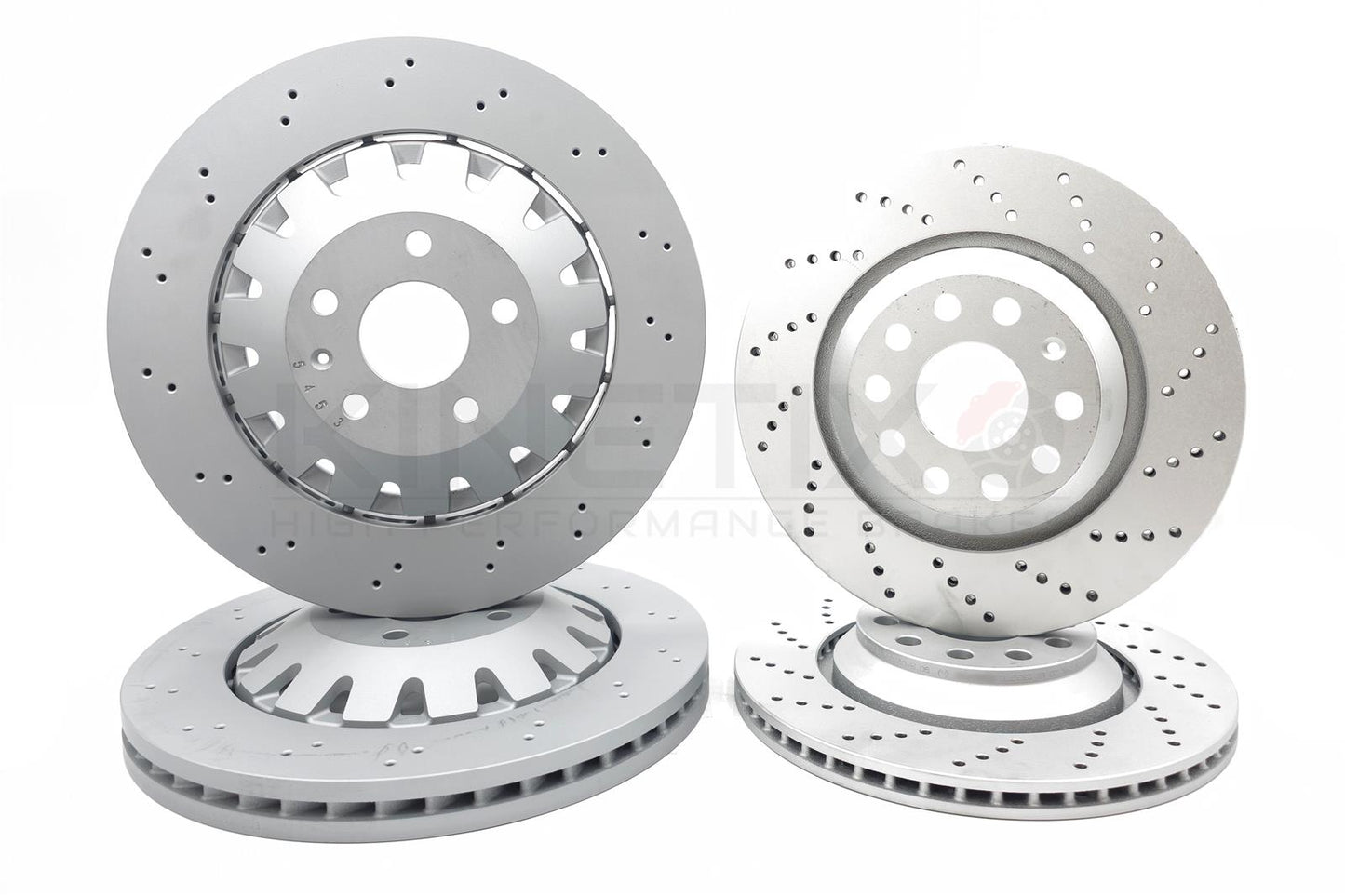 FITS AUDI RS3 8V 2015-2020 DRILLED FRONT REAR BRAKE DISCS 370mm 310mm