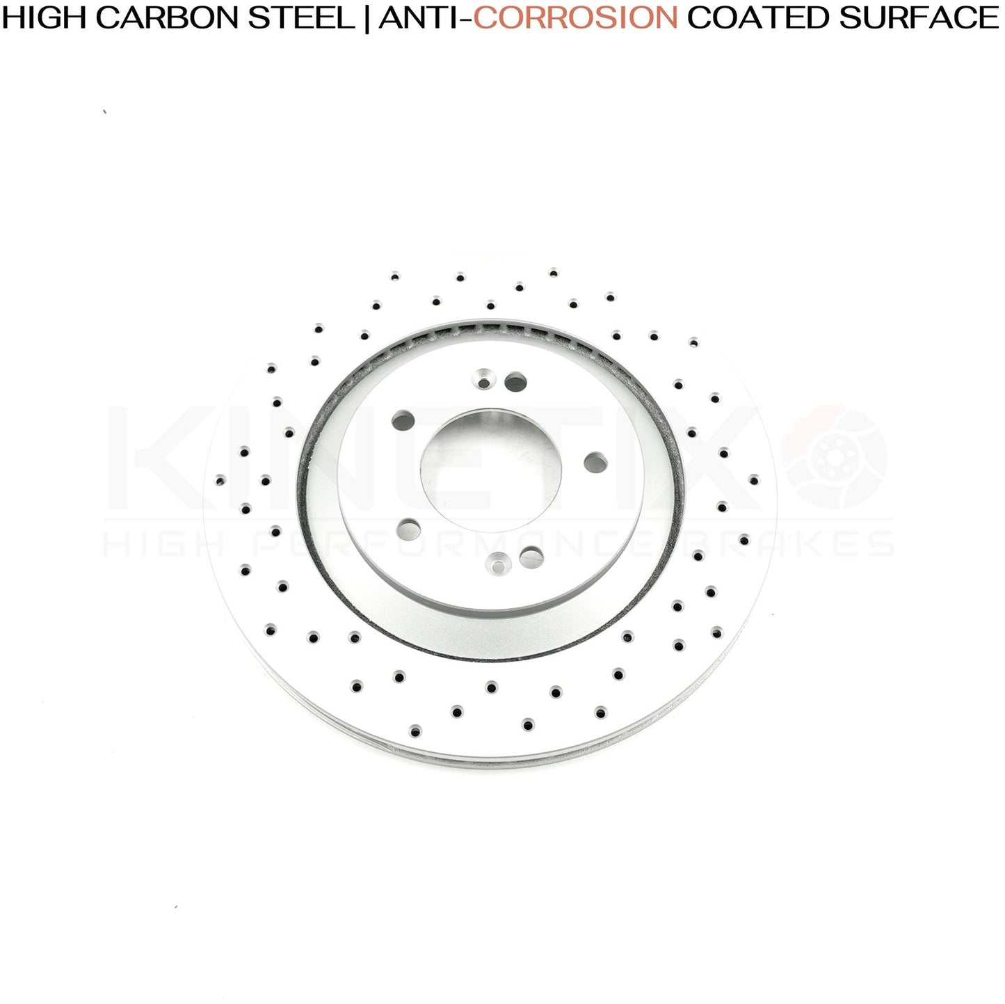 FOR HYUNDAI i30N FRONT REAR KINETIX DRILLED PERFORMANCE BRAKE DISCS 345mm 314mm