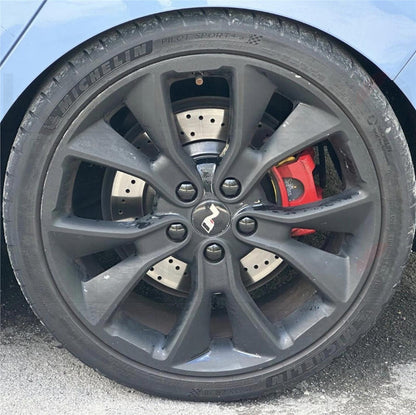 FOR HYUNDAI i30N KONA N 2.0 N DRILLED REAR BRAKE DISCS BREMBO PADS 314mm X 20mm