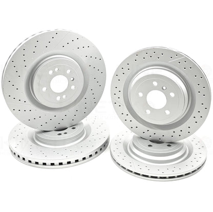 FITS MERCEDES GL63 GLE63 ML63 63 AMG FRONT REAR BRAKE DISCS PADS 390mm 345mm SET