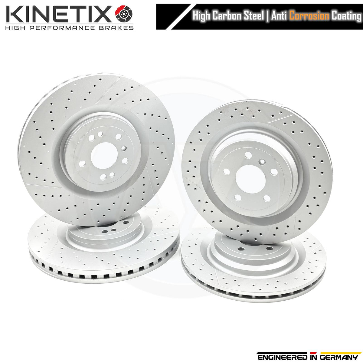 FOR MERCEDES GL63 AMG FRONT REAR DRILLED GROOVED BRAKE DISCS PADS WIRE SENSORS