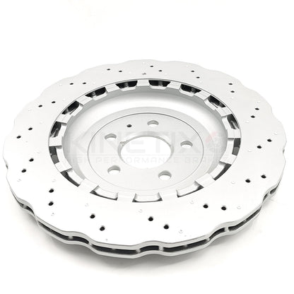 FOR AUDI RS6 C7 (2013-2018) DRILLED FRONT REAR BRAKE DISCS 390mm 356mm COATED