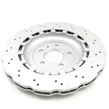 FOR AUDI RS6 C7 (2013-2018) WAVED REAR BRAKE DISCS TEXTAR PADS 356mm X 22mm