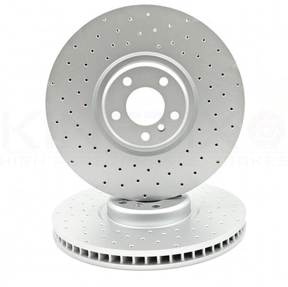 FOR BMW X5M X6M E70 E71 E72 4.4 V8 FRONT BRAKE DISCS PAIR 385mm X 36mm 09-2014