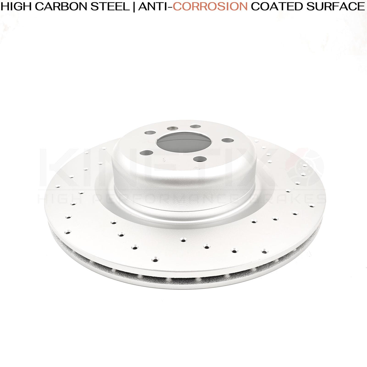 FOR BMW X5M E70 X6M E71 E72 REAR BRAKE DISCS & PADS WEAR SENSOR WIRE 385mm