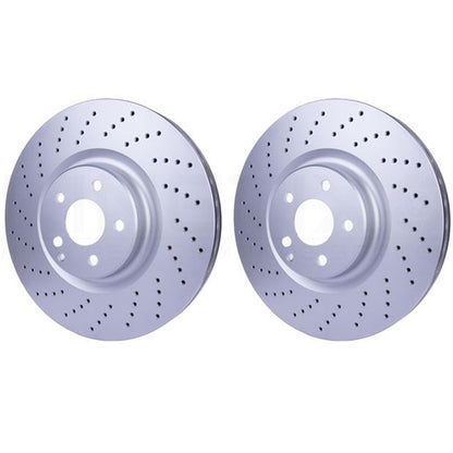 FOR MERCEDES C63 C63S CLS63 CLS55 E55 E63 SL55 S65 AMG FRONT BRAKE DISCS PADS