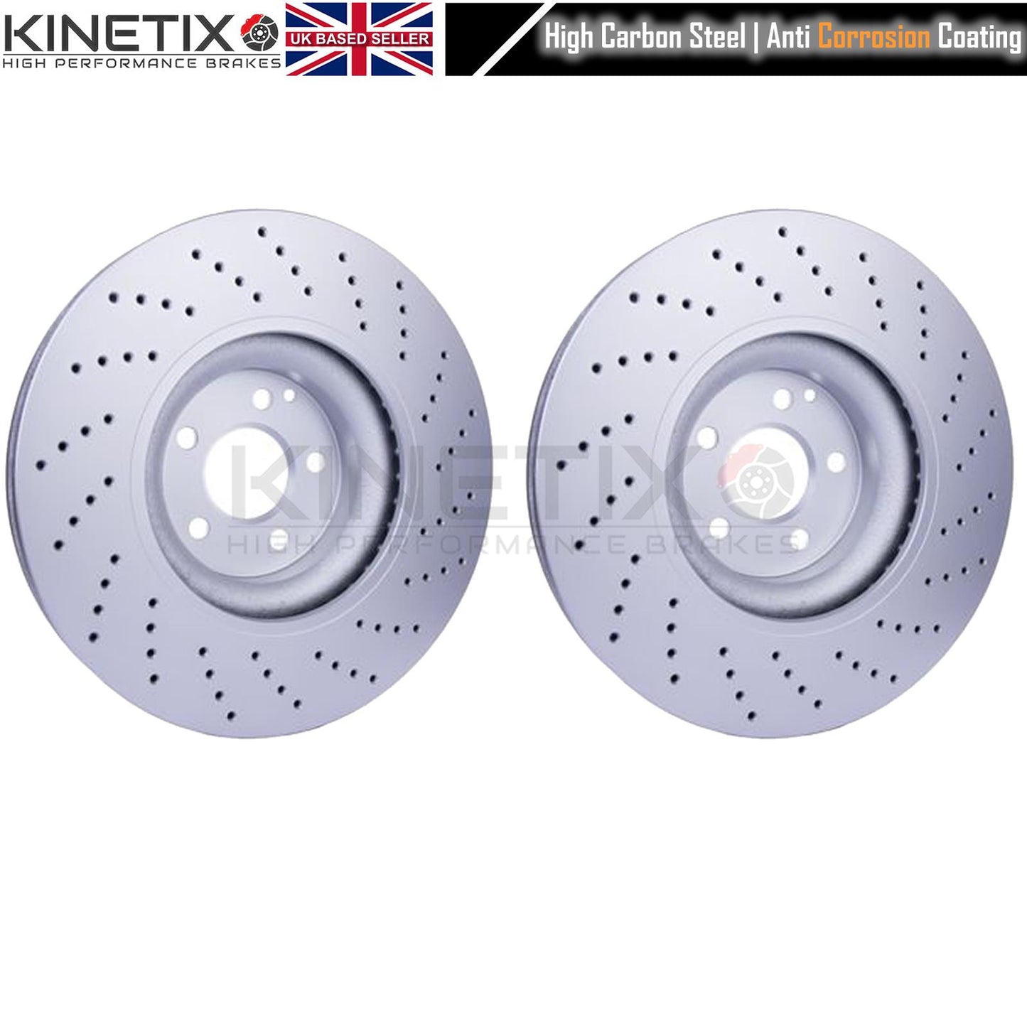 FOR MERCEDES C63 C63S CLS63 CLS55 E55 E63 SL55 S65 AMG FRONT BRAKE DISCS PADS
