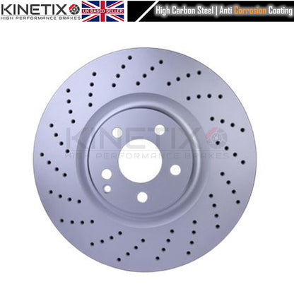FOR MERCEDES C63 C63S CLS63 CLS55 E55 E63 SL55 S65 AMG FRONT BRAKE DISCS PADS
