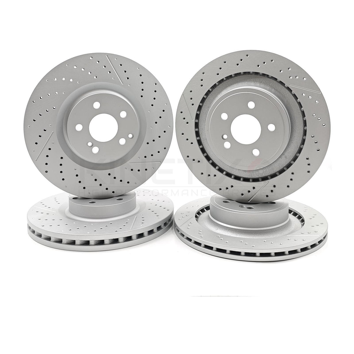 FOR MERCEDES C63 AMG BLACK SERIES 11-16 FRONT & REAR BRAKE DISCS 360mm 360mm F/R