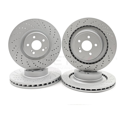 FOR MERCEDES C63 AMG BLACK SERIES 11-16 FRONT & REAR BRAKE DISCS 360mm 360mm F/R
