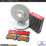 FOR MERCEDES SL55 SL600 SL65 AMG R230 FRONT BRAKE DISCS PADS SENSOR 360mm