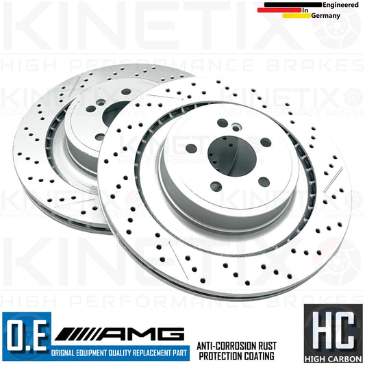 FOR MERCEDES C63 E63 CLS63 AMG C204 C218 X218 W212 S212 REAR BRAKE DISCS 360mm
