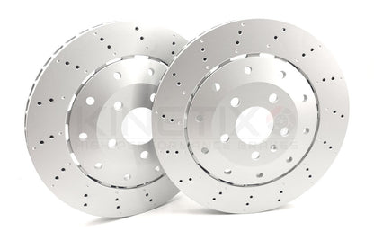 FOR AUDI R8 4.2 FSI 5.2 FSI 2007-2021 DRILLED FRONT REAR BRAKE DISCS 365mm 356mm