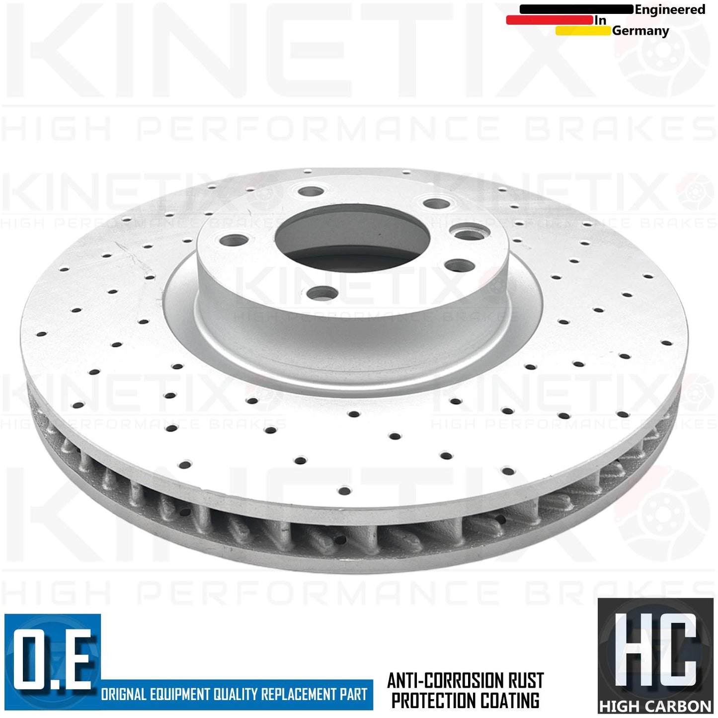 FOR PORSCHE CAYENNE 4.8 S FRONT REAR DRILLED BRAKE DISCS PADS WEAR SENSORS