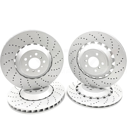FOR BMW M5 M6 FRONT REAR BRAKE DISCS TEXTAR PADS WIRE SENSORS 400mm 396mm