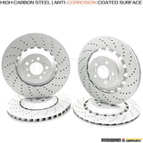 FOR BMW M5 M6 FRONT REAR BRAKE DISCS TEXTAR PADS WIRE SENSORS 400mm 396mm