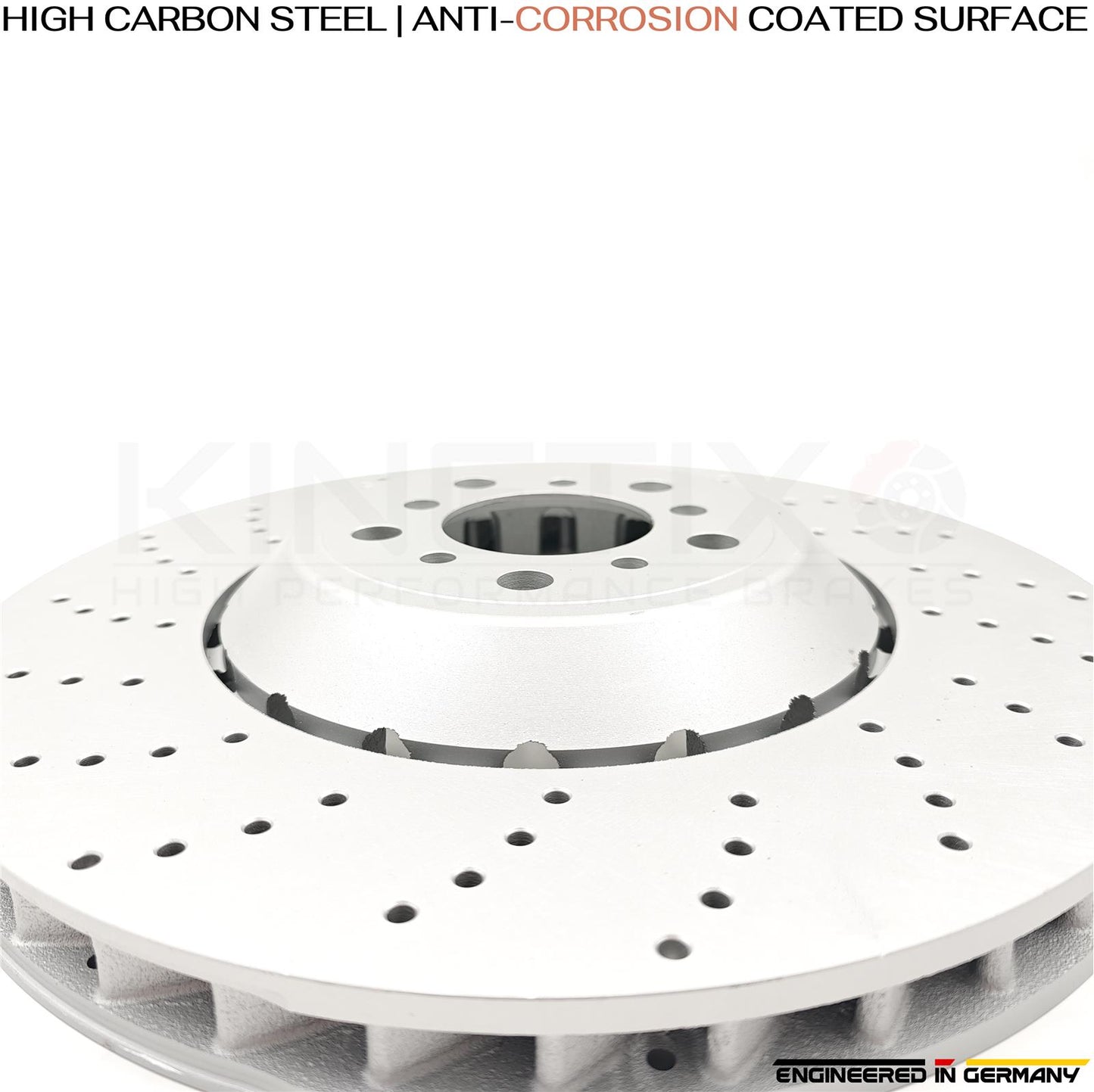 FOR BMW M6 F06 F12 F13 2013-18 CROSS DRILLED FRONT REAR BRAKE DISCS 400mm 396mm