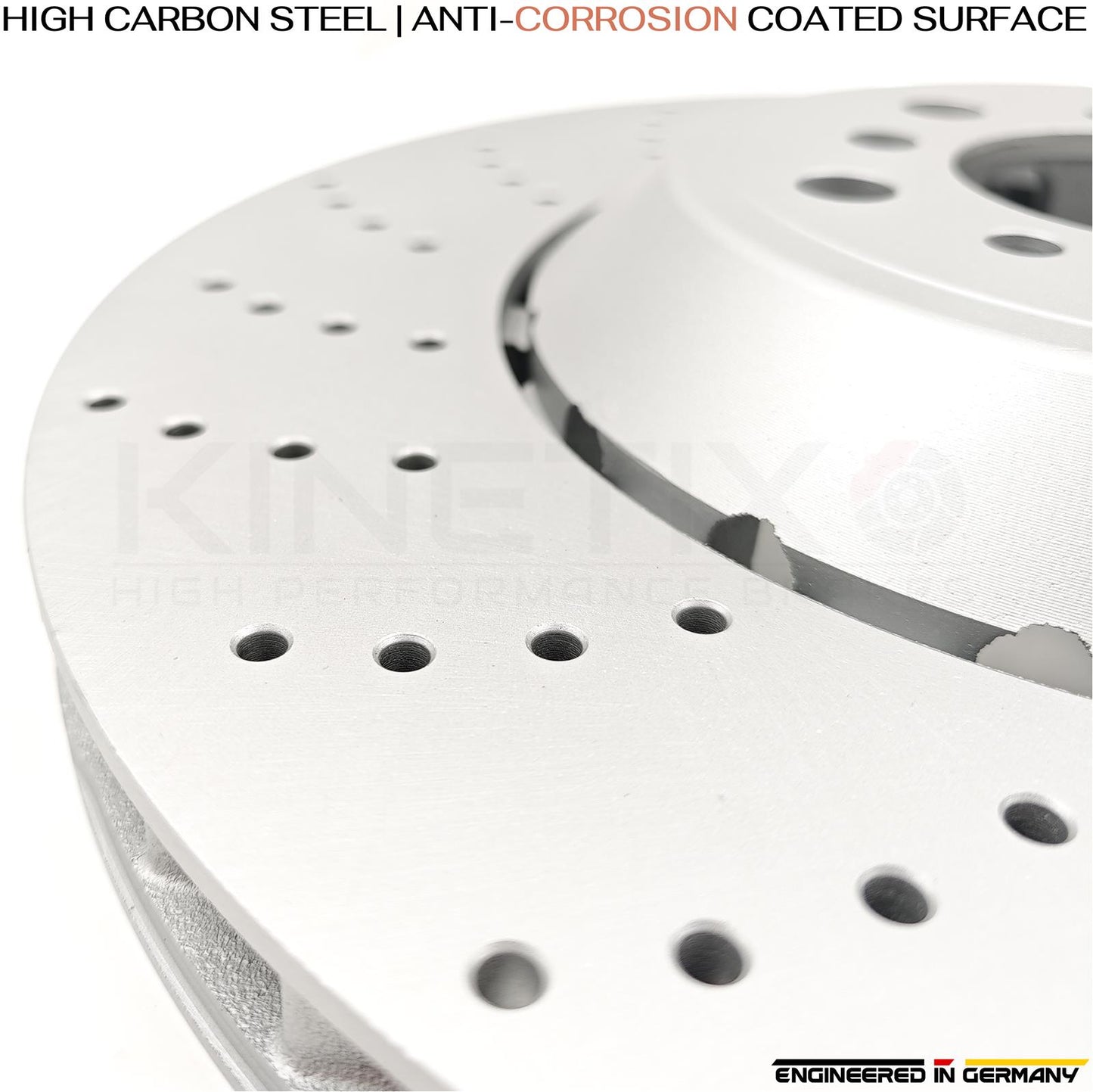 FOR BMW M5 F10 (2011-2016) CROSS DRILLED FRONT REAR BRAKE DISCS 400mm 396mm F/R