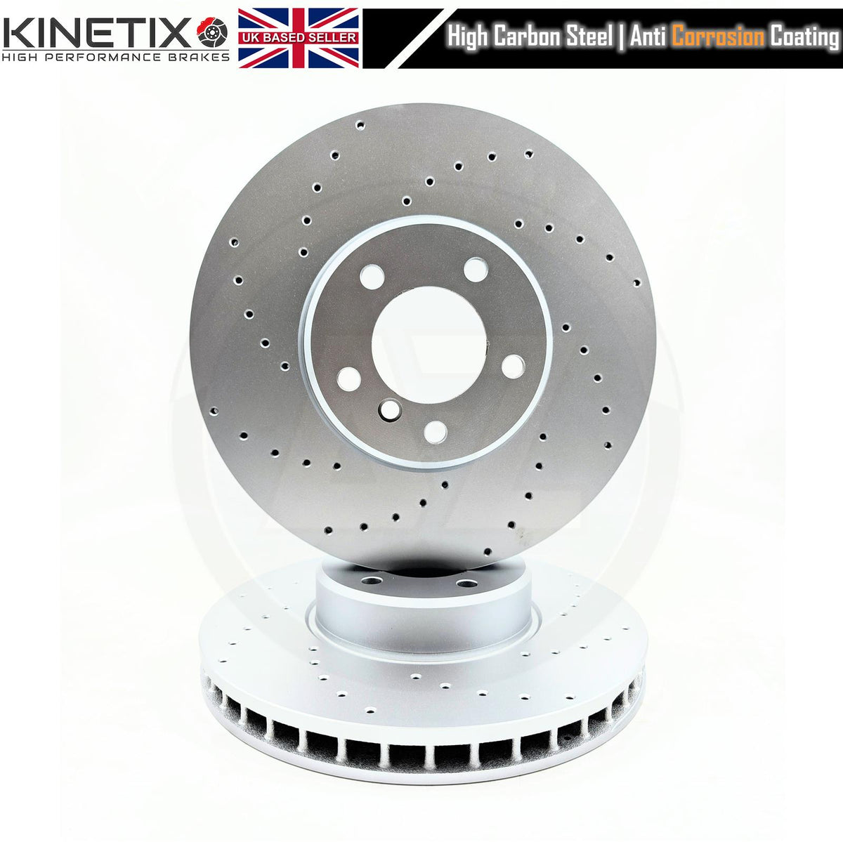 FOR BMW E60 E61 535d FRONT REAR DRILLED PERFORMANCE BRAKE DISCS PADS SENSORS