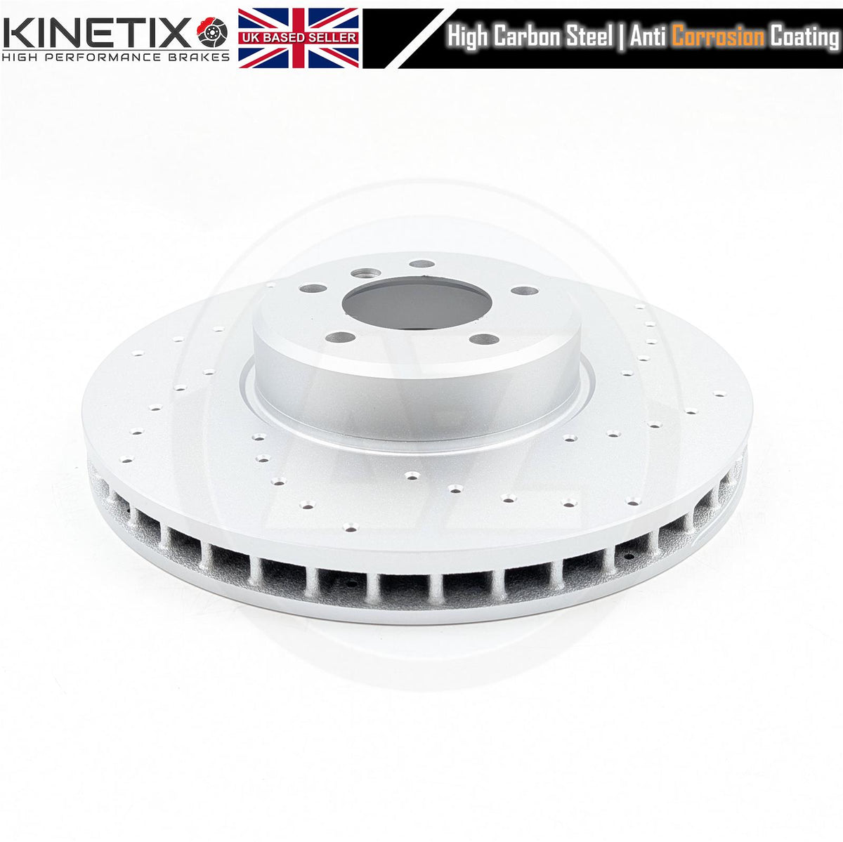 FOR BMW 6 SERIES E63 E64 635d M SPORT FRONT DRILLED BRAKE DISCS PADS SENSOR 348m