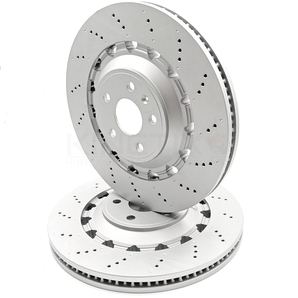 FOR AUDI TTRS (09-14) DRILLED FRONT REAR BRAKE DISCS 370mm 310mm 8J0615301K/E/F
