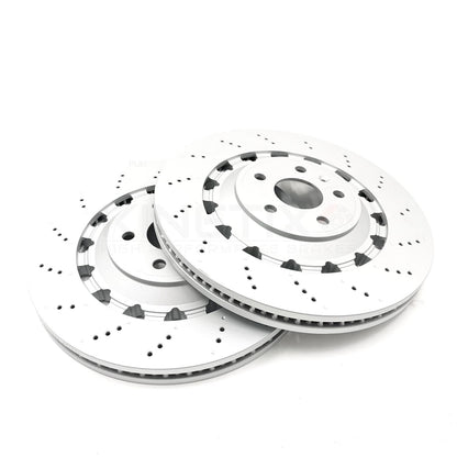 FITS CUPRA ATECA FORMENTOR LEON FRONT BRAKE DISCS BREMBO PADS SENSORS 370mm