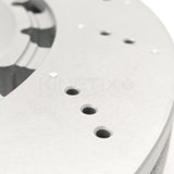 FITS AUDI TTRS TT RS (09-14) FRONT DRILLED BRAKE DISCS BREMBO PADS 370mm X 32mm