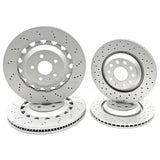 FITS CUPRA FORMENTOR LEON FRONT REAR BRAKE DISCS PADS & WEAR SENSORS 370mm 310mm