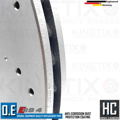 FOR AUDI RS4 B8 REAR BRAKE DISCS PAIR 330mm 8K0615601G 2012-2015