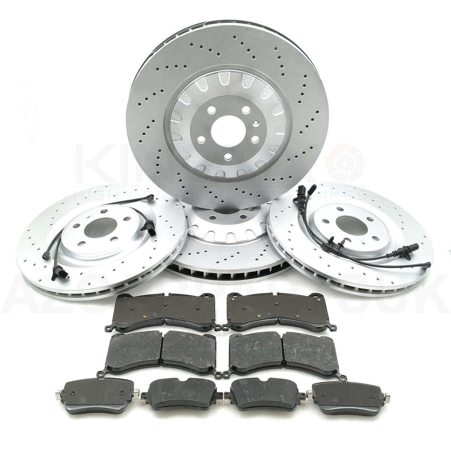 FOR AUDI SQ8 E-TRON SQ8 SPORTBACK E-TRON FRONT REAR BRAKE DISCS PADS 400mm 350mm