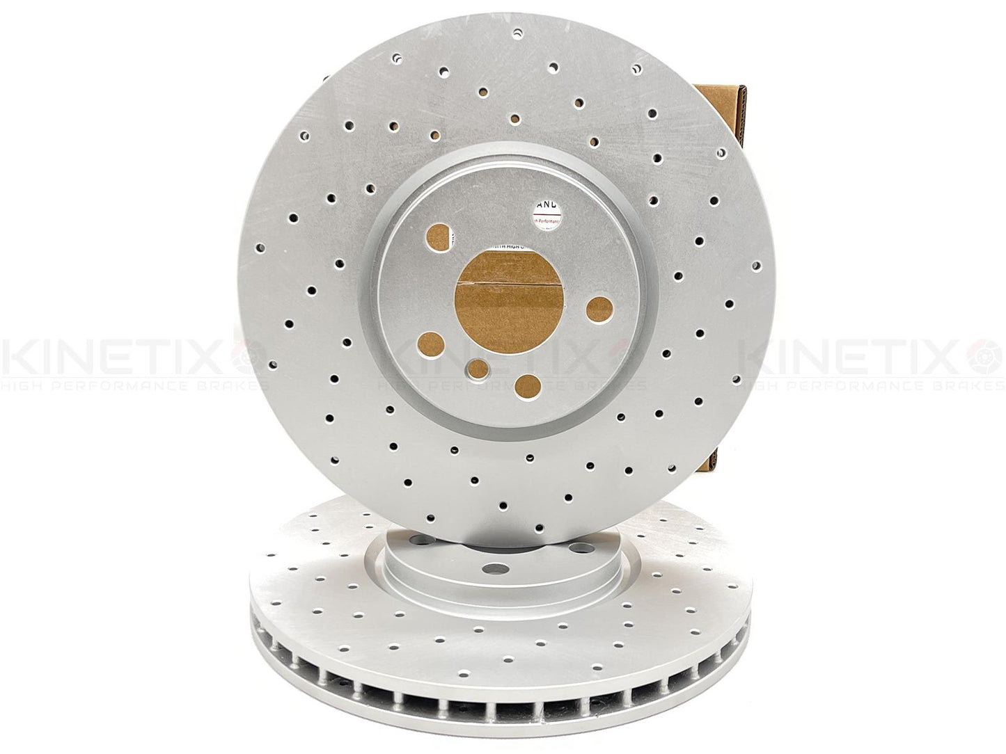 FOR MINI COOPER SD F54 CROSS DRILLED FRONT PERFORMANCE BRAKE DISCS PAIR 335mm