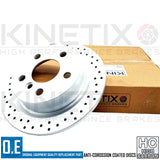 FOR MINI COOPER S F57 CROSS DRILLED PERFORMANCE REAR BRAKE DISCS PAIR 259mm