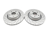FITS AUDI TTS TTRS 8J3 8J9 (08-14) DRILLED REAR BRAKE DISCS BREMBO PADS 310mm