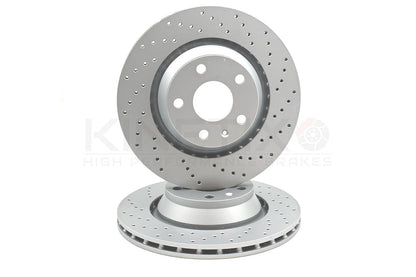 FOR AUDI TTRS TT RS 09-14 FRONT REAR BRAKE DISCS BREMBO PADS SENSORS 370mm 310mm