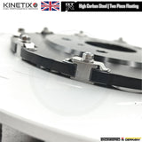 FITS NISSAN GTR GT-R R35 TWO PIECE FLOATING FRONT BRAKE DISCS PAIR 390mm X 32mm