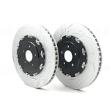 FITS NISSAN GTR GT-R R35 TWO PIECE FLOATING FRONT BRAKE DISCS PAIR 390mm X 32mm