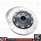 FOR NISSAN GTR GT-R R35 TWO PIECE FLOATING PERFORMANCE FRONT BRAKE DISCS 390mm