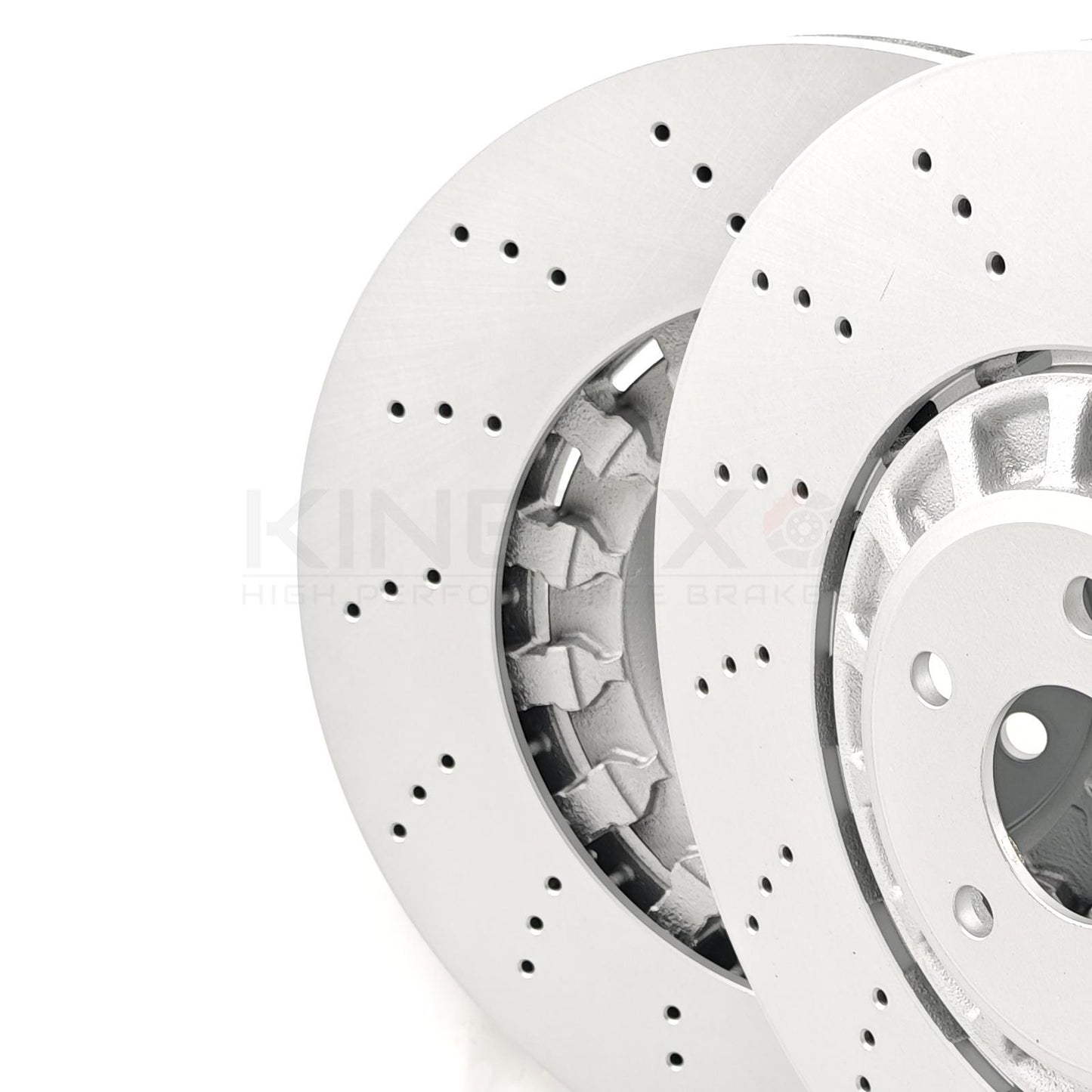 AUDI RS Q3 RSQ3 F3N F3B 19- CROSS DRILLED FRONT REAR BRAKE DISCS 375mm 310mm